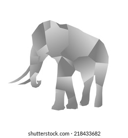 vector of  elephant