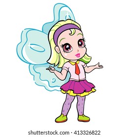 vector elf fairy girl