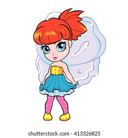vector elf fairy girl