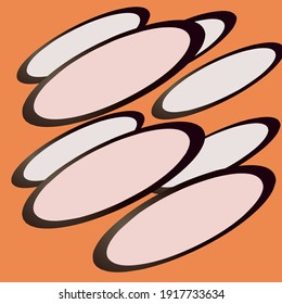 Vector Elips abstract paint color design background illustration Logo ,Perfect For Business Brochures etc