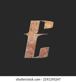 Señal de la élite vectorial Wine House. Letras rustas metálicas de alfabeto. Tipo de letra de antigüedad