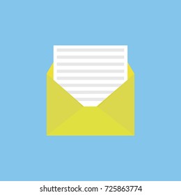 Vector email icon. Vector illustration.