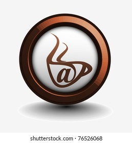 vector email icon, vector illustration.