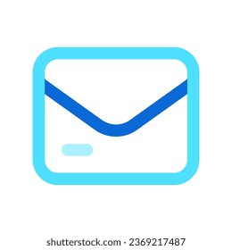 Correo electrónico vector, icono de boletín. Perfecto para aplicaciones e interfaces web, infografías, presentaciones, marketing, etc.