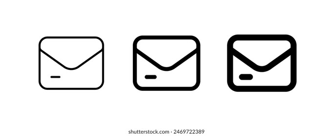 Vector email, newsletter icon. Perfect for app and web interfaces, infographics, presentations, marketing, etc.