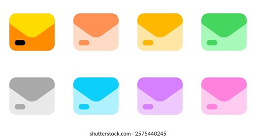 Vector email, newsletter icon. Perfect for app and web interfaces, infographics, presentations, marketing, etc.