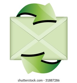 vector email sign