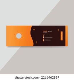 Vektor-E-Mail-Signatur, Vektorgrafik-Vorlage