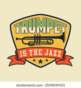 vector emblem design for music posters and t-shirts