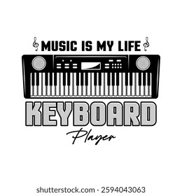 vector emblem design for music posters and t-shirts monochrome
