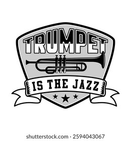 vector emblem design for music posters and t-shirts monochrome
