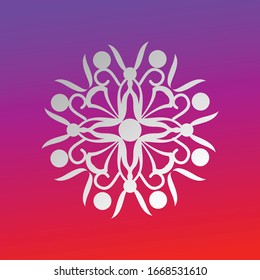 Vector emblem ornament. Elegant, classic elements. Can be used for jewelry, beauty and fashion industry. Great for logo, monogram, invitation, flyer, menu, brochure, background, or any desired idea.