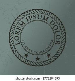 Vector emblem, sign and label. Design badge for various uses.