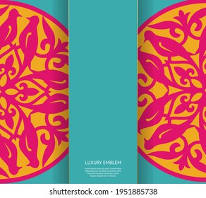 Vector emblems. Elegant, classic floral elements. Can be used for jewelry, beauty and fashion industry. Great for logo, monogram, invitation, flyer, menu, brochure, postcard, background, or any desire