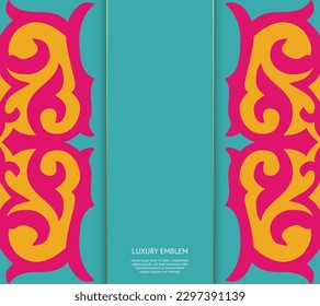 Emblemas vectoriales. Elementos florales clásicos y elegantes. Se puede usar para la joyería, la belleza y la industria de la moda. Ideal para logotipo, monograma, invitación, volante, menú, folleto, postal, fondo. EPS10 vectores.
