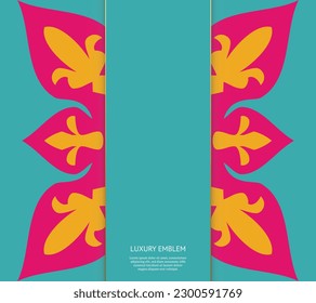 Vektorsymbole. Elegante, klassische Blumenelemente. Kann für Schmuck-, Beauty- und Modebranche verwendet werden. Ideal für Logo, Monogramm, Einladung, Flyer, Menü, Broschüre, Postkarte, Hintergrund. Vektor EPS10.