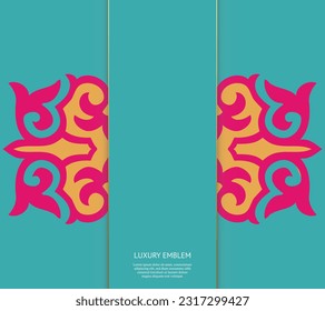 Emblemas vectoriales. Elementos florales clásicos y elegantes. Se puede usar para la joyería, la belleza y la industria de la moda. Ideal para logotipo, monograma, invitación, volante, menú, folleto, postal, fondo. EPS10 vectores.