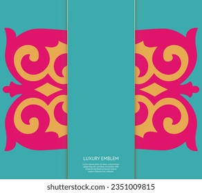 Vector emblems. Elegant, classic floral elements. Can be used for jewelry, beauty and fashion industry. Great for logo, monogram, invitation, flyer, menu, brochure, postcard, background. Vector EPS10.