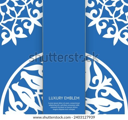 Vector emblems. Elegant, classic floral elements. Can be used for jewelry, beauty and fashion industry. Great for logo, monogram, invitation, flyer