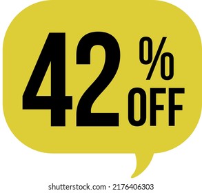 Vector emblems sale tags, discount percentage.