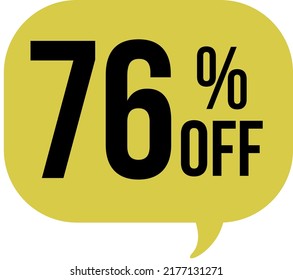Vector emblems sale tags, discount percentage.
