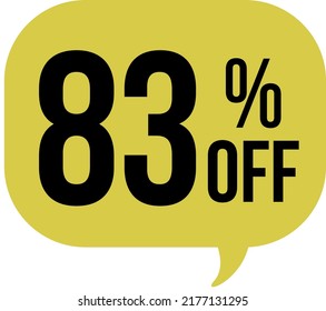 Vector emblems sale tags, discount percentage.