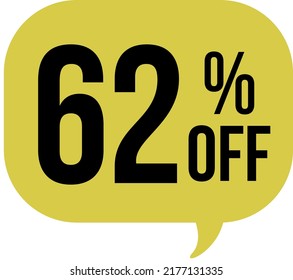 Vector emblems sale tags, discount percentage.