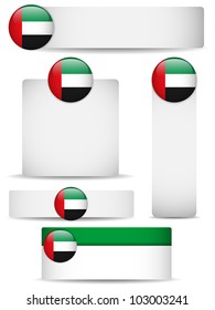 Vector - Emirates Country Set of Banners