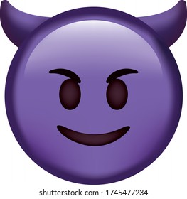 Emoji vector. Cara enojada. Emoji portador malvado enojado. Emoticon enojado. Emoticon lindo aislado en el fondo blanco.