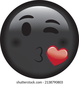 Emoji vector. Cara sonriente. Sonreír emoji vector. Feliz emoticono. Emoticon lindo aislado en el fondo blanco.