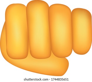 Vector emoji. Wearing mask emoji. Smiling emoji. Happy. Cute emoticon isolated on white background.