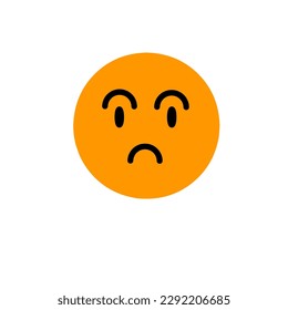 vector emoticon character angry, funny
