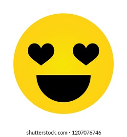 Vector emoticon. Emoji. Isolated vector illustration on white background