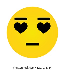 Vector emoticon. Emoji. Isolated vector illustration on white background