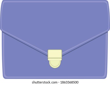 Vector emoticon illustration of a wallet