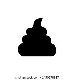 Vector emoticons shit. Illustration of stool