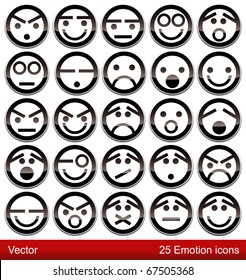 Vector emotion icons