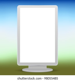 vector empty billboard. Eps10