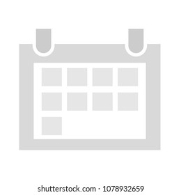 Vector Empty Calendar Icon, Calendar Symbol, Event Icon