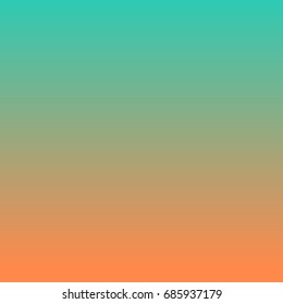 Vector of Empty pastel menthol and orangentone color studio room background. Template mock up for display of product,Business backdrop. Vector illustration