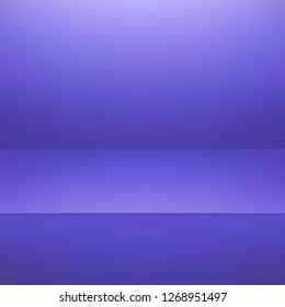 Vector empty purple shelf room background