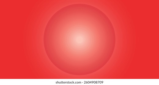 Vector. Empty red white color studio room background. Template mock up for display or montage of product. Business backdrop.