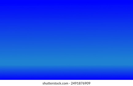 Vector of Empty studio room background with blue and  light gradient to create blue color, Template for display of product, Business backdrop, Softness style