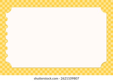 Vector empty ticket template. Isolated modern coupon mockup for travelling, movie, theater, airplane. Blank white tickets, icon. Concert, festival, event admit layouts.