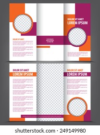 Food Flyer Brochure Cover Page Design Stock Vector (Royalty Free ...