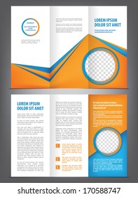 Brochure Template Flyer Design Vector Background Stock Vector (Royalty ...