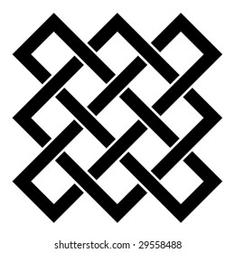 Endless Knot Eternal Knot Sanskrit Shrivatsa Stock Vector (Royalty Free ...