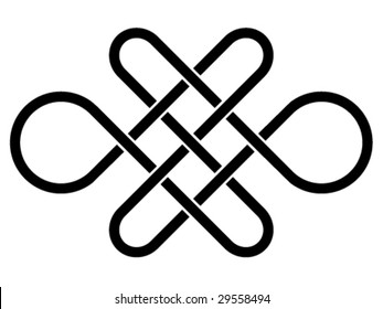 vector endless celtic knot