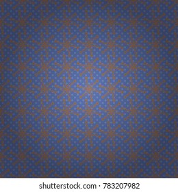 Vector endless illustration of blue, beige and pink flowers. Abstract floral seamless pattern for wallpaper, website or textile printing.