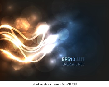Vector energy lines design